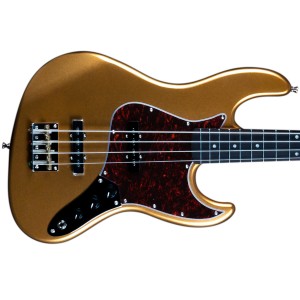 Jet Guitars JJB-300 GD R Roasted Maple/Rosewood Bass - Gold
